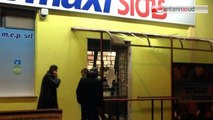 TG 08.01.14 Bomba carta contro supermercato di Vernole esplode mentre i dipendenti erano al lavoro