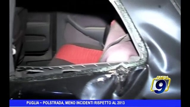PUGLIA | Polstrada, meno incidenti rispetto al 2013