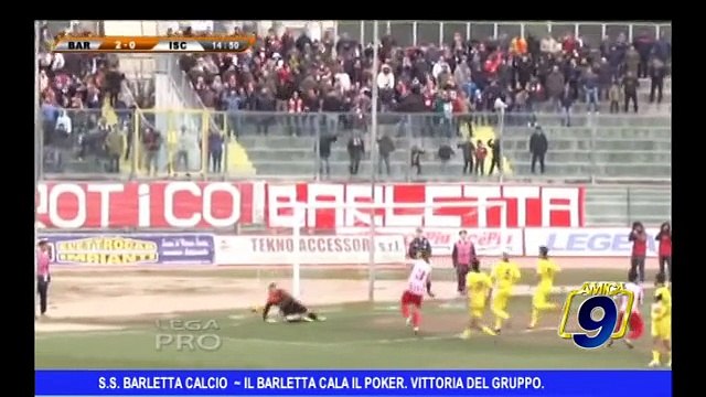 S.S. BARLETTA CALCIO | Il Barletta cala il poker, vittoria del gruppo