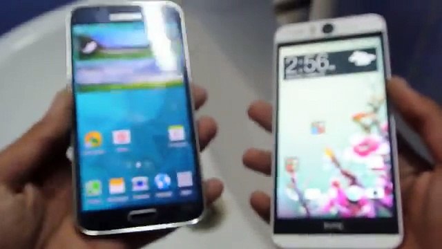 HTC Desire EYE vs Samsung Galaxy S5 Water Test-HD