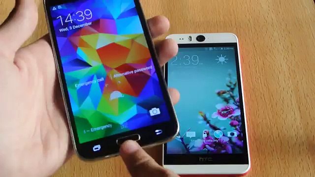 HTC Desire EYE vs Samsung Galaxy S5 Which is Faster