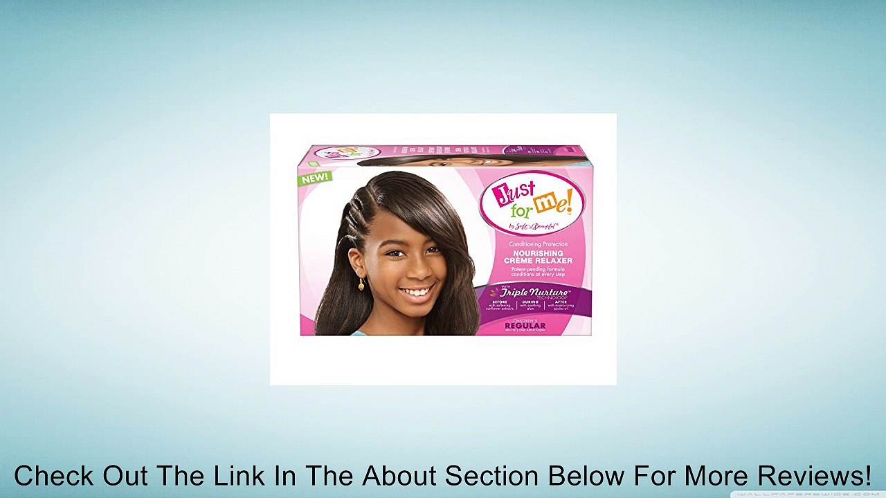 Just For Me No-Lye Nourishing Cr�me Relaxer, Children's Regular, 1 Application Review