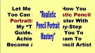Pencil drawing techniques - Realistic Pencil Portrait Mastery