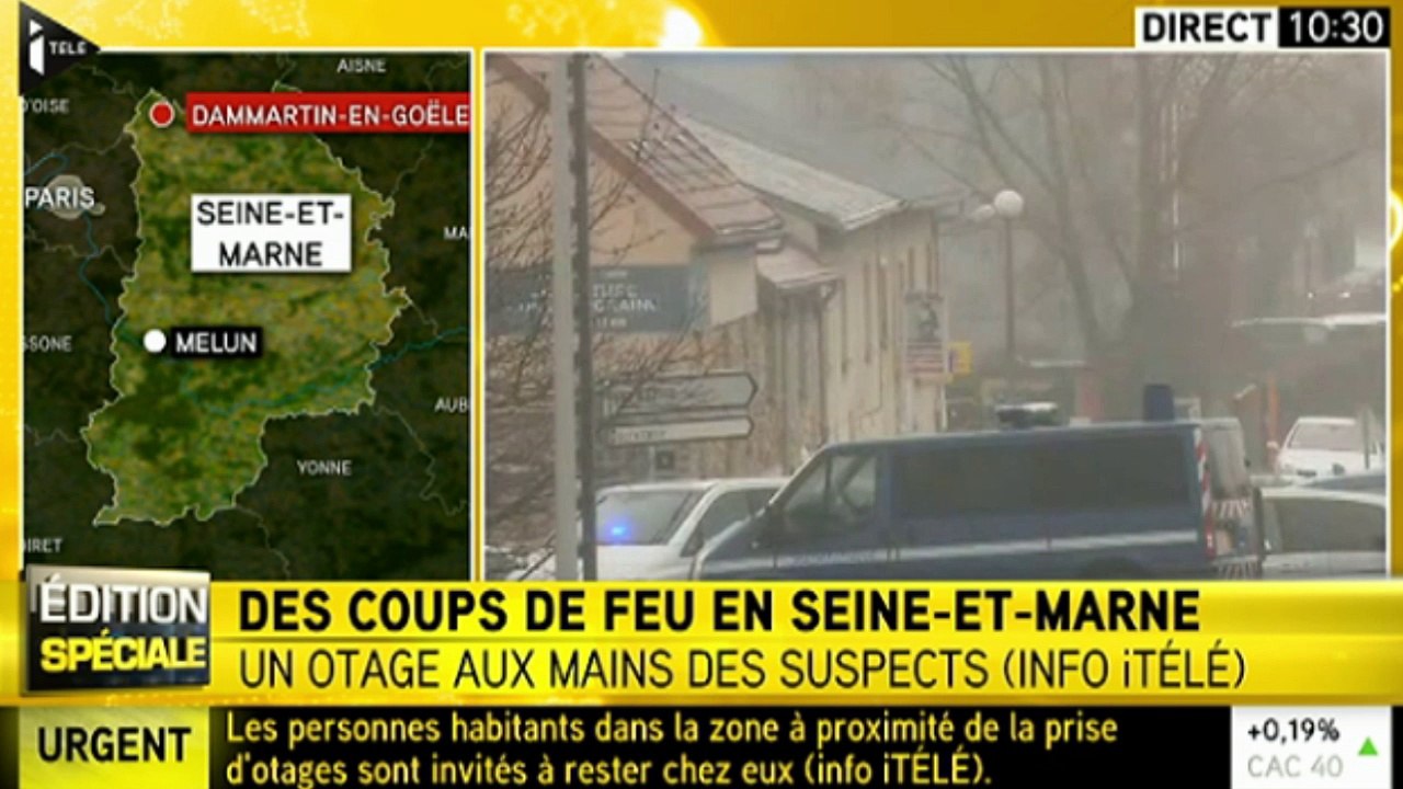 «Charlie Hebdo»: Prise d'otage en cours en Seine-et-Marne