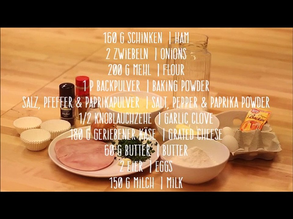 Herzhafte Muffins | Savoury Muffins