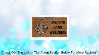 New Orleans Saints Lighted Coir Mat Review