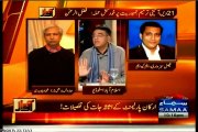 SAMAA Awaz Shahzad Iqbal with MQM Faisal Sabzwari (08 jan 2015)