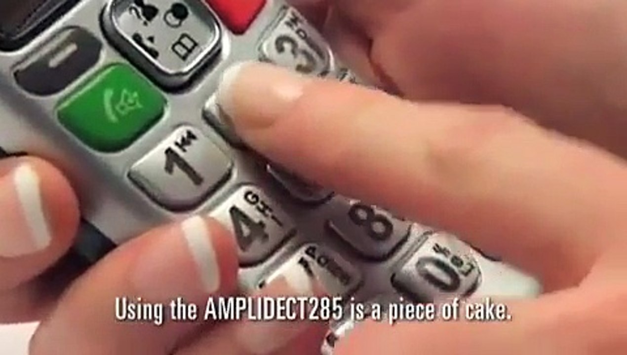 Téléphone Malentendant Amplidect 285 Geemarc Prevenchute