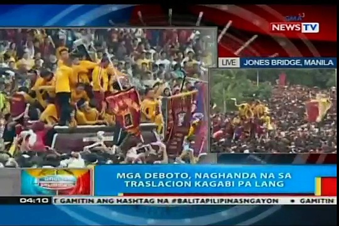 BP: Chino Gaston, nakasampa sa andas ng Itim na Nazareno