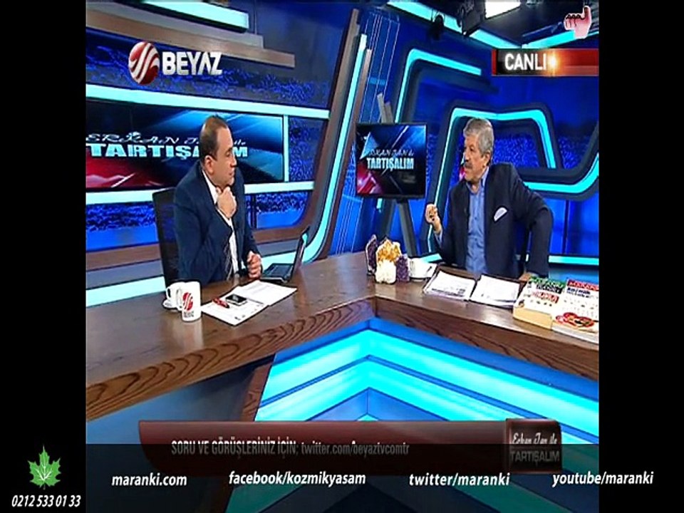 08.01.2015 Beyaz Tv Erkan Tan İle Tartışalım Maranki Hoca Anlatıyor. 1 Bölüm.
