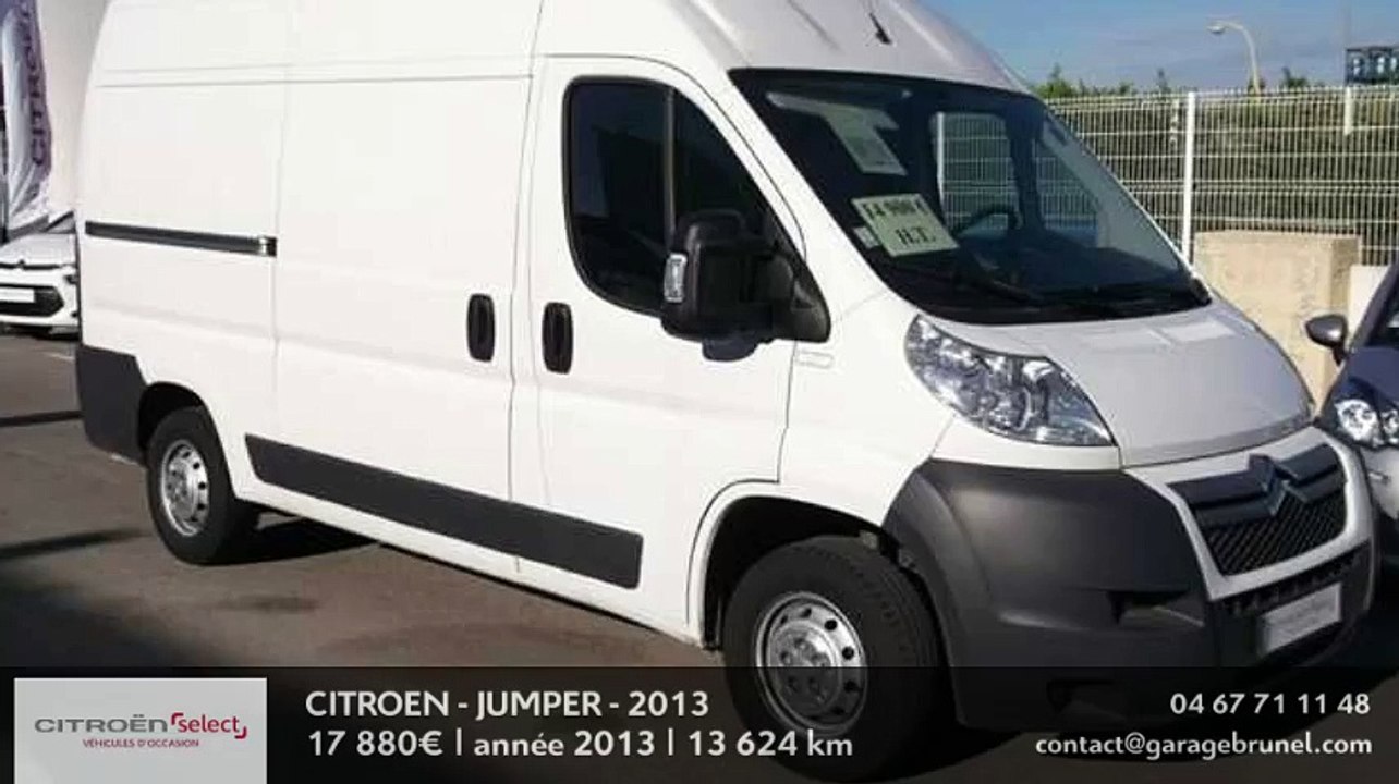 Annonce Occasion CITROëN Jumper TOLE 33 L2H2 HDi 110 FAP CONFORT 2013