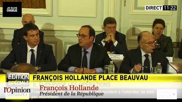 Marche républicaine : François Hollande au-dessus de la mêlée