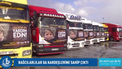 Suriyelilere Yardım Tırları