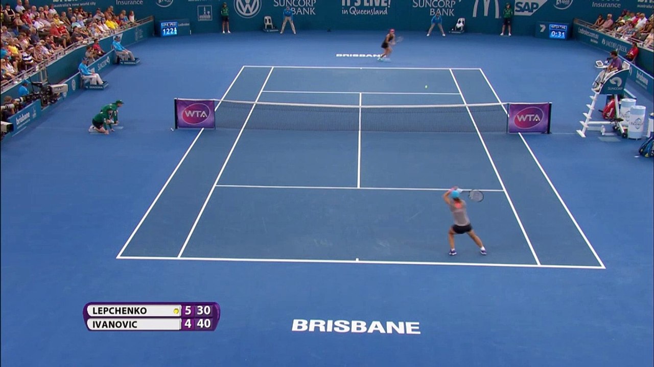 Brisbane: Ivanovic zieht ins Finale ein