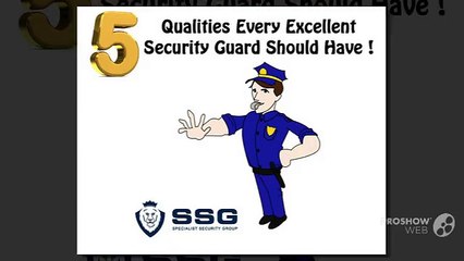 5 Qualities Every Excellent Security Guard Should Have