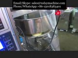 Granules packaging machine how to adjust the volumetric cups for filling packing machinery