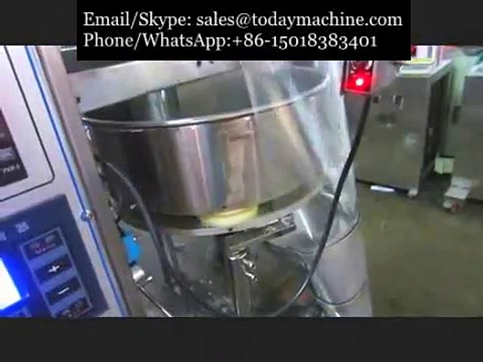 Granules packaging machine how to adjust the volumetric cups for filling packing machinery