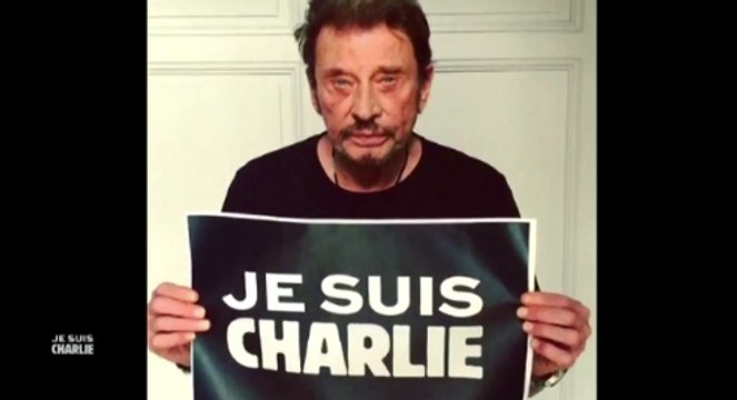 Johnny Hallyday : Je suis Charlie - ZAPPING PEOPLE DU 09/01/2015