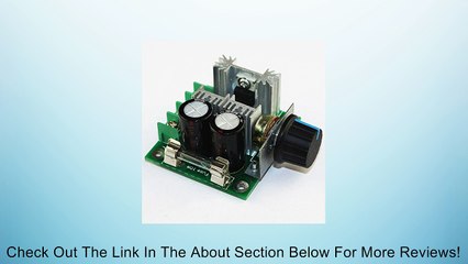 RioRand (TM) 12V-40V 10A PWM DC Motor Speed Controller w/ Knob--High Efficiency, High Torque, Low Heat Generating with Reverse Polarity Protection, High Current Protection Review