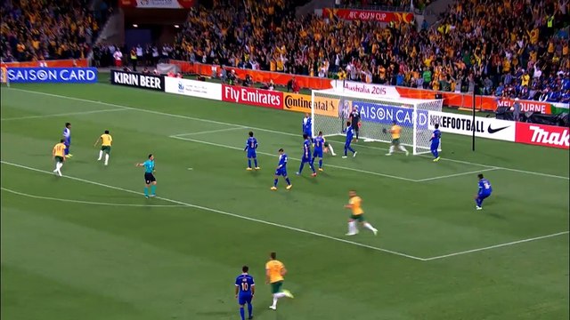 Tim Cahill scores first Asian Cup goal for Australia