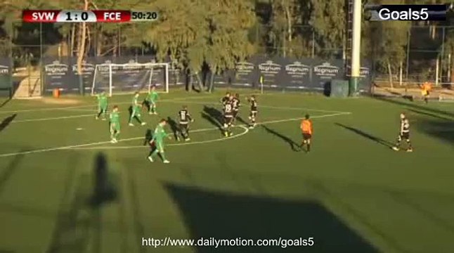 Uwe Moehrle Goal Werder Bremen 1 - 1 Energie Cottbus Friendly Match 9-1-2015