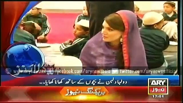 Ary News Headlines 9 Jan 2015 Imran Khan Walima at Mufti Muneeb Ur Rehman Madrisa