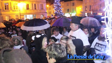 Attentat de Charlie Hebdo : l'hommage des Graylois aux victimes