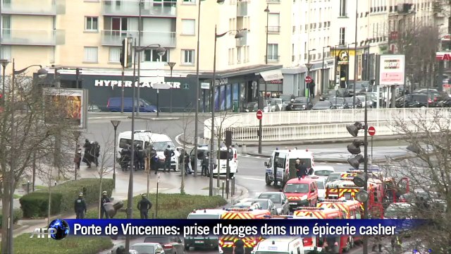 Prise d'otages porte de Vincennes: images de l'épicerie