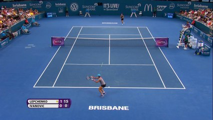 Brisbane - Ivanovic commence par une finale