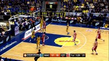 Maccabi ends splendid fastbreak move with alley-oop dunk