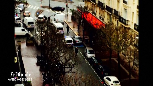 Images amateurs des opérations de police porte de Vincennes