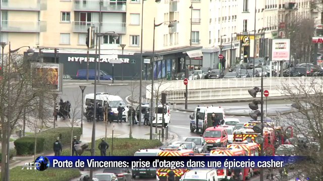 Prise d'otages porte de Vincennes: images de l'épicerie