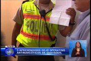 3 aprehendidos dejó operativo antinarcóticos en Guayaquil