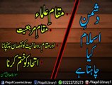 Dushman-e-Islam Kia Chahta hai ! Maulana Sadiq Hassan