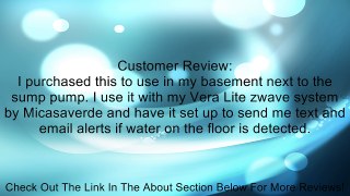 FortrezZ WWA01AAUSB - Z-Wave Wireless Water & Freeze Alarm - Black Review