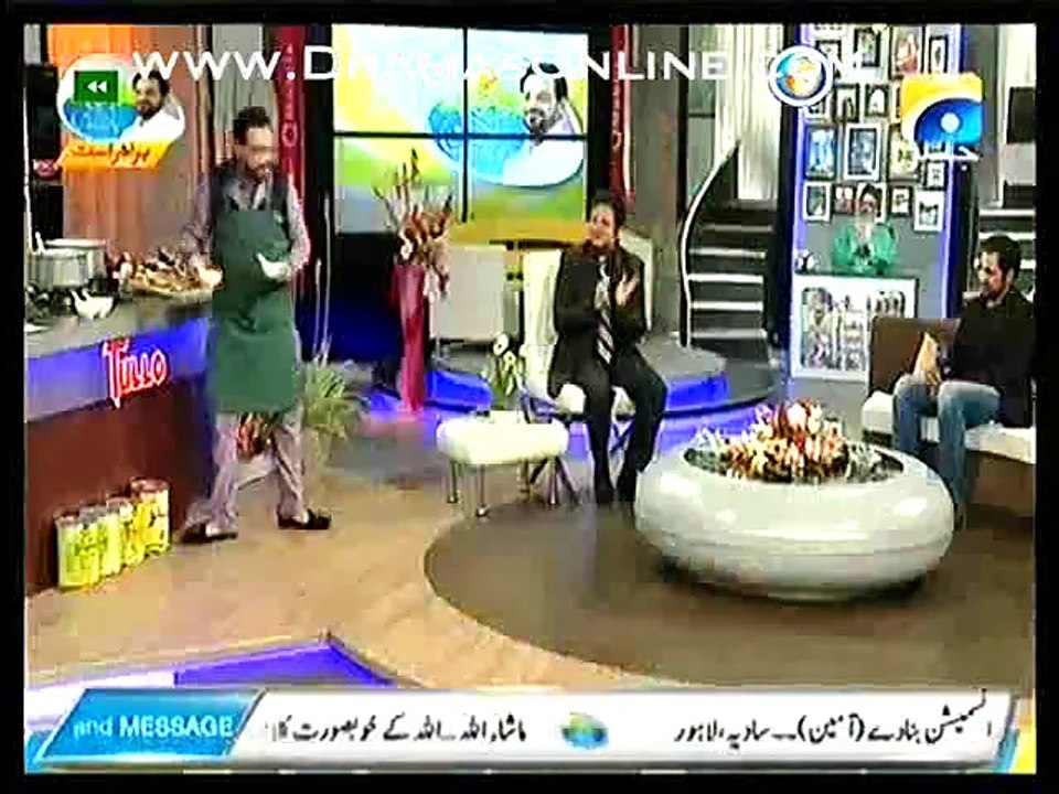 Aamir Liaquat Ne Cricketer Sarfaraz Ahmed Ko Apne Live Morning Show Me Bula Kar HOT keh Dia
