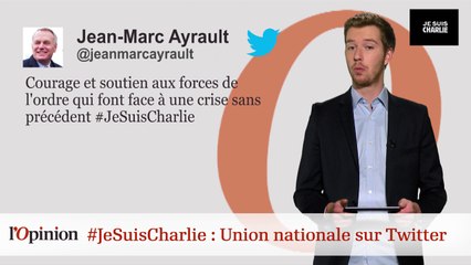 #JeSuisCharlie : Union nationale sur Twitter