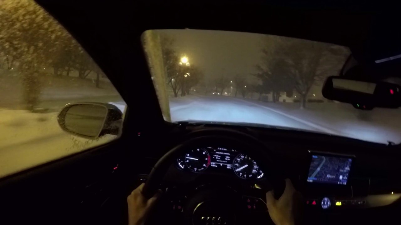 2015 Audi S8 4.0T Quattro - WR TV POV Night Drive