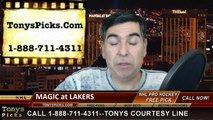 LA Lakers vs. Orlando Magic Free Pick Prediction NBA Pro Basketball Odds Preview 1-9-2015