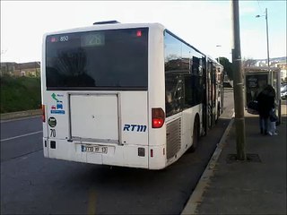 [Sound] Bus Mercedes-Benz Citaro n°850 de la RTM - Marseille sur la ligne 28