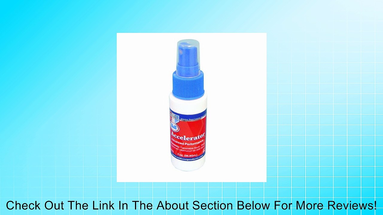 Midwest Products 412 Adhesive Accelerator Spray, 2-Ounce Review