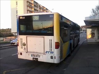 [Sound] Bus Mercedes-Benz Citaro n°303 de la RTM - Marseille sur les lignes 36 et 36 B