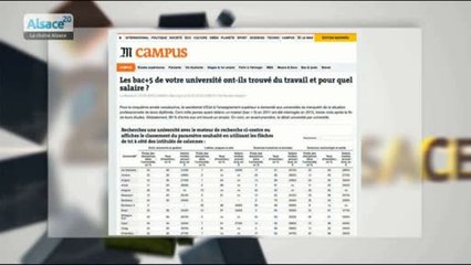Les étudiants Bac+5 bien lotis en Alsace