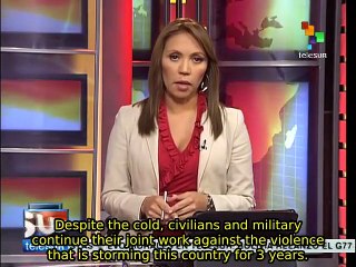 Syrians continue battle in spite of extreme winter storm Zeina