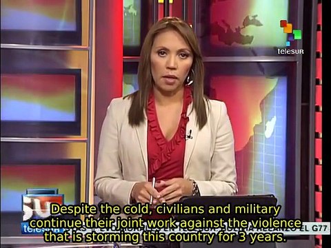 Syrians continue battle in spite of extreme winter storm Zeina