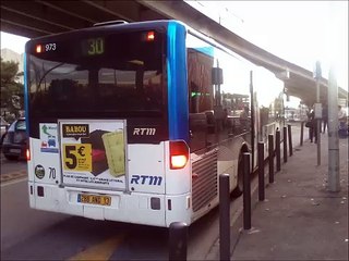 [Sound] Bus Mercedes-Benz Citaro n°973 de la RTM - Marseille sur la ligne 30