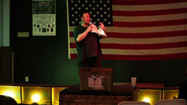 Scott Michael sings 'Can't Help Falling In Love' at Elvis Presley Memorial VFW January 2015