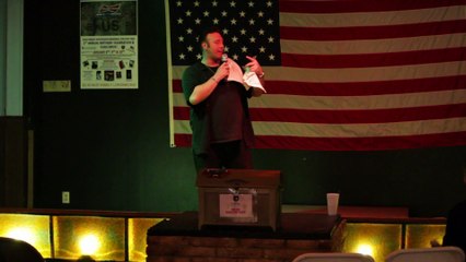 Scott Michael sings 'Can't Help Falling In Love' at Elvis Presley Memorial VFW January 2015