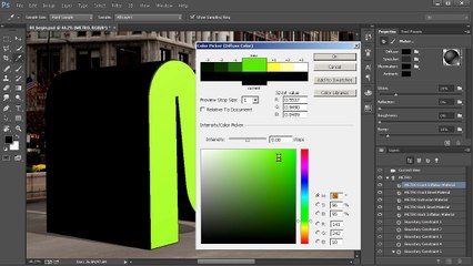 04. Applying materials and adjusting lights
