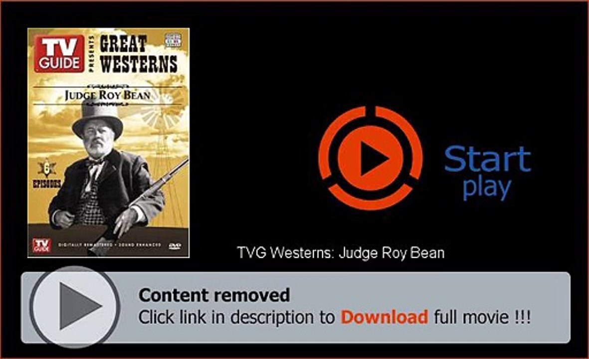 Play TVG Westerns: Judge Roy Bean Movie Download Now